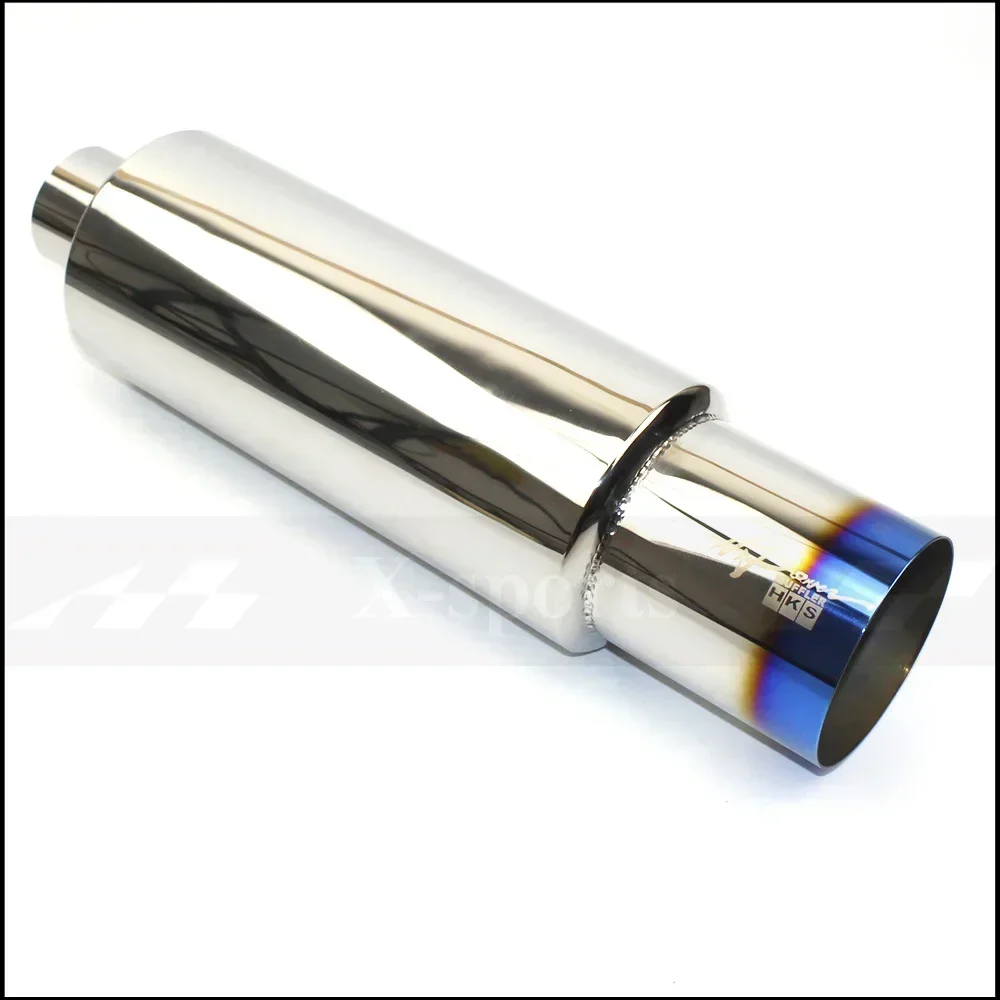 Car Styling Exhaust System Pipe Tail Universal Racing Muffler High Quality Stainless Steel 63 or 76 To 101mm Mufflers Silver
Car Styling Exhaust System Pipe Tail Universal Racing Muffler High Quality Stainless Steel 63 or 76 To 101mm Mufflers Silver