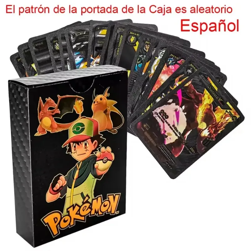 55PCS Pokemon Cards Vmax GX Gold Foil Flash Box Party Interactive Game English Spanish funny Game Battle Collection Card
55PCS Pokemon Cards Vmax GX Gold Foil Flash Box Party Interactive Game English Spanish funny Game Battle Collection Card