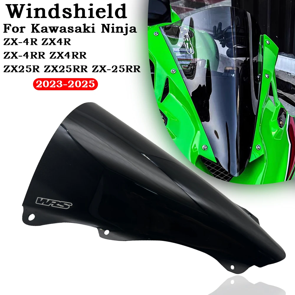 For Kawasaki Windshield For Kawasaki Ninja ZX-4RR ZX4RR ZX-4R ZX4R ZX25R ZX-25RR ZX25RR 2023-2025 Motorcycle Front Windshields
For Kawasaki Windshield For Kawasaki Ninja ZX-4RR ZX4RR ZX-4R ZX4R ZX25R ZX-25RR ZX25RR 2023-2025 Motorcycle Front Windshields