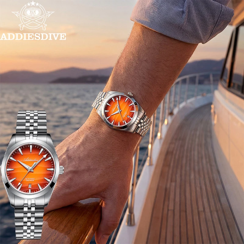 ADDIESDIVE Men's Watch AD2540 Sapphire Crystal 39mm Mechanical Automatic Watch BGW9 Super Luminous 20Bar Diver Sports Wristwatch
ADDIESDIVE Men's Watch AD2540 Sapphire Crystal 39mm Mechanical Automatic Watch BGW9 Super Luminous 20Bar Diver Sports Wristwatch