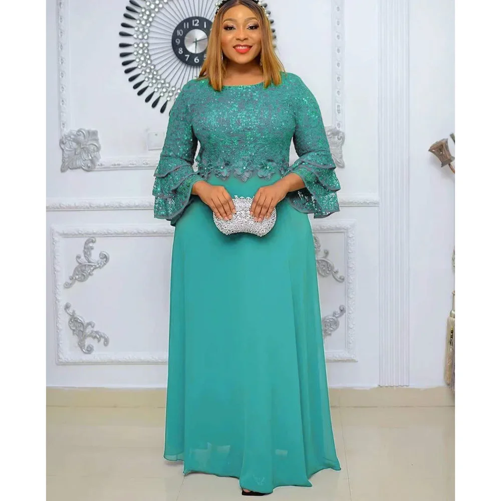 African Wedding Party Dresses for Women Summer Elegant African Short Sleeve O-neck Red White Green Long Dress Maxi Dress L-3XL
African Wedding Party Dresses for Women Summer Elegant African Short Sleeve O-neck Red White Green Long Dress Maxi Dress L-3XL