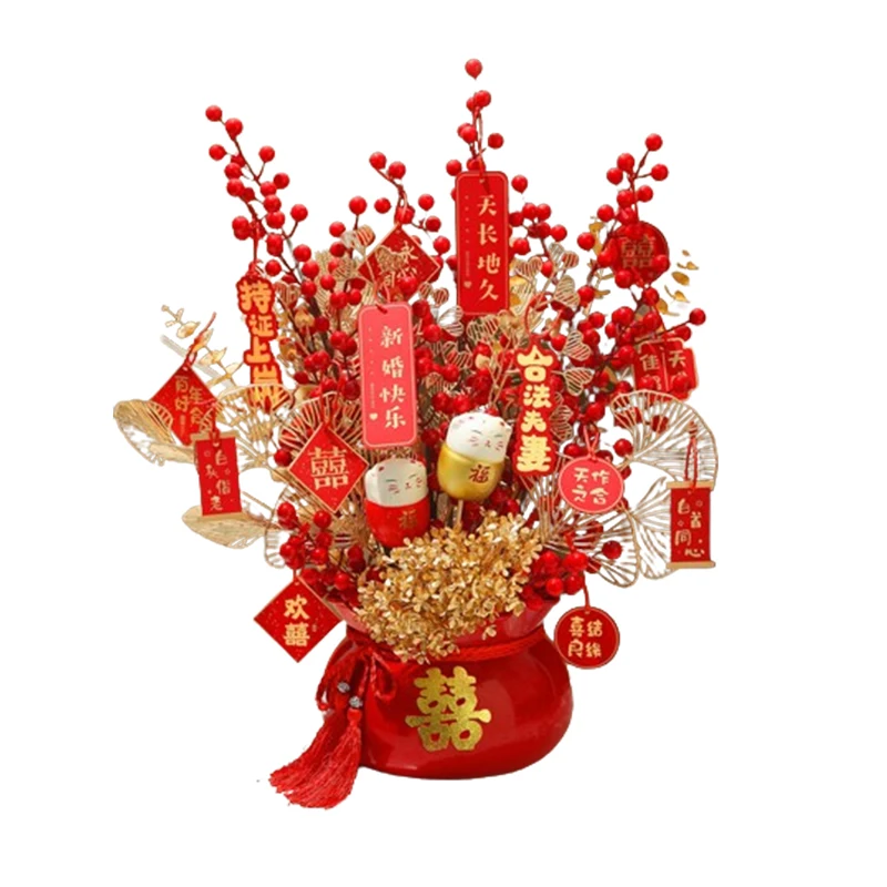 *2024 Indoor New Year Celebrations Artificial Flower Red Envelope Ornamentation Chinese Home & Office Wedding Decoration
*2024 Indoor New Year Celebrations Artificial Flower Red Envelope Ornamentation Chinese Home & Office Wedding Decoration