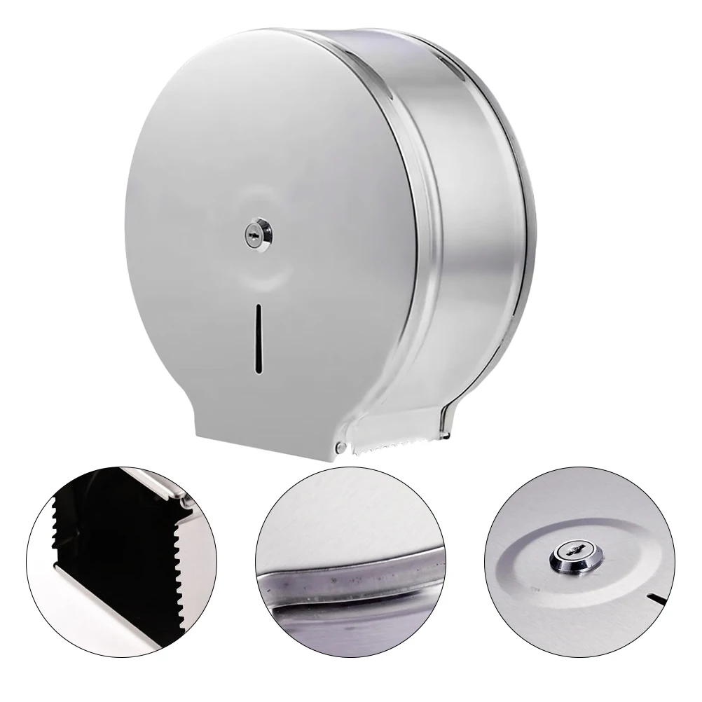 Stainless Steel Toilet Tissue Holder Round Paper Roll Rack Bathroom Hotel Easy Install Anti Splash Water Modern Design
Stainless Steel Toilet Tissue Holder Round Paper Roll Rack Bathroom Hotel Easy Install Anti Splash Water Modern Design