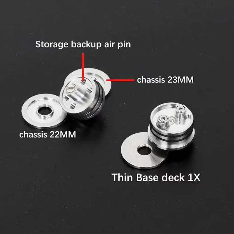 YFTK vape Thin base V3 atomizer deck kit AIR PIN for Flash e vapor V4.5S+ Replacement RTA Holder Stand
YFTK vape Thin base V3 atomizer deck kit AIR PIN for Flash e vapor V4.5S+ Replacement RTA Holder Stand