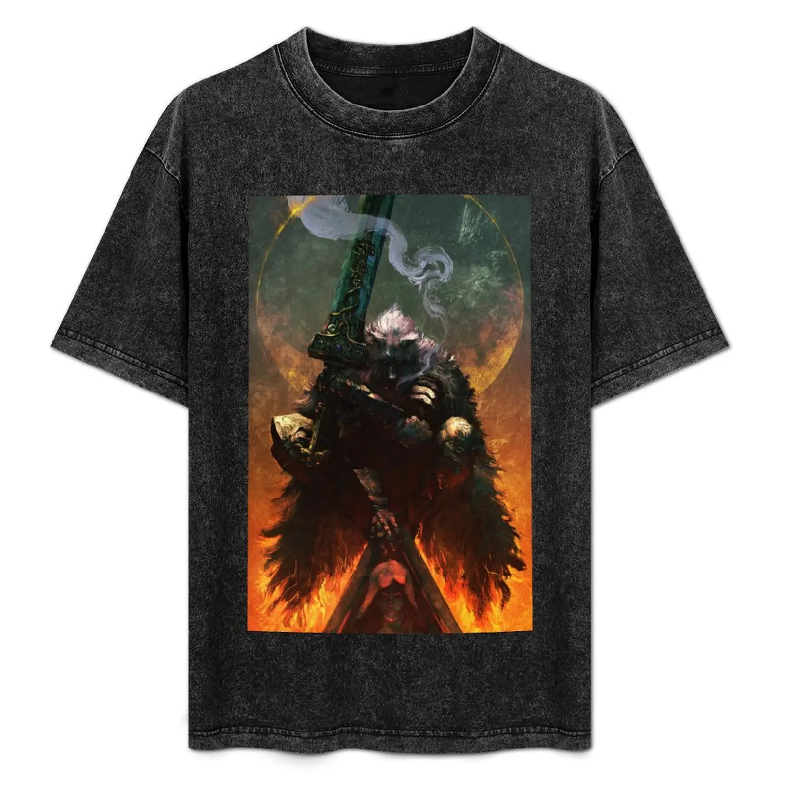 Wolf Sword-man T-Shirt Classic Crew Neck Cotton T-Shirt
Wolf Sword-man T-Shirt Classic Crew Neck Cotton T-Shirt