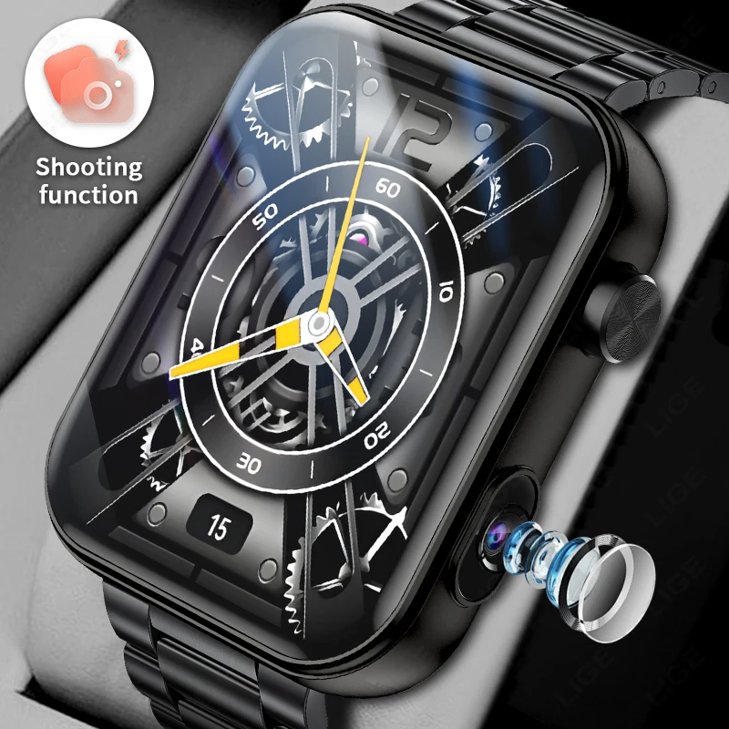 LIGE 2025 Camera-ready Smart Watch Men Recording Play Music Watch Takes Photos and Video Heart Rate Sleep Monitoring Smartwatch
LIGE 2025 Camera-ready Smart Watch Men Recording Play Music Watch Takes Photos and Video Heart Rate Sleep Monitoring Smartwatch