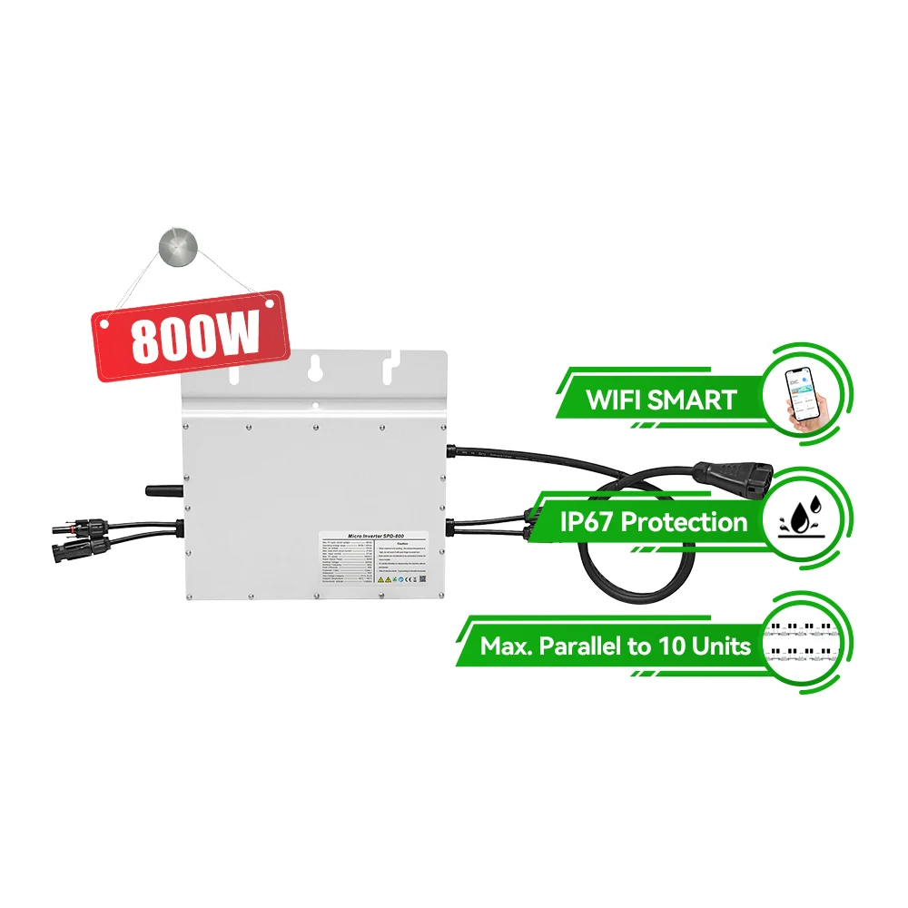 SDP 800W Micro Inverter Zero Export 230V IP67 Solar Panel AP Micro Inverter System
SDP 800W Micro Inverter Zero Export 230V IP67 Solar Panel AP Micro Inverter System