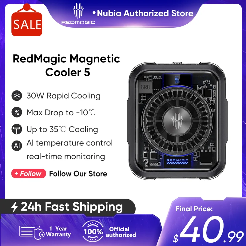 Nubia RedMagic Cooker 5 Мобильный игровой радиатор 3D VC Жидкое охлаждение 36 Вт Высокомощное охлаждение для iPhone 16 RedMagic 10 Pro xiaomi 15
Nubia RedMagic Cooker 5 Мобильный игровой радиатор 3D VC Жидкое охлаждение 36 Вт Высокомощное охлаждение для iPhone 16 RedMagic 10 Pro xiaomi 15