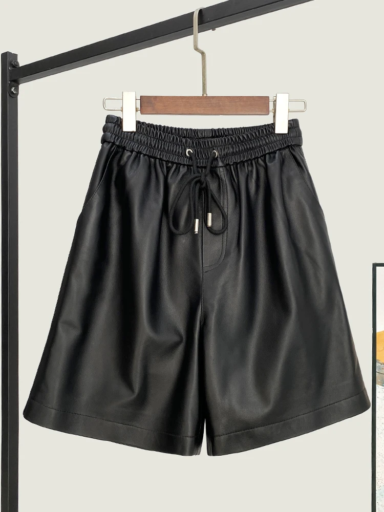 Spring New High Quality Genuine Real Leather Pants Women's Loose All-Match Waist Wide-Leg Sheepskin Casual Cropped
Spring New High Quality Genuine Real Leather Pants Women's Loose All-Match Waist Wide-Leg Sheepskin Casual Cropped
