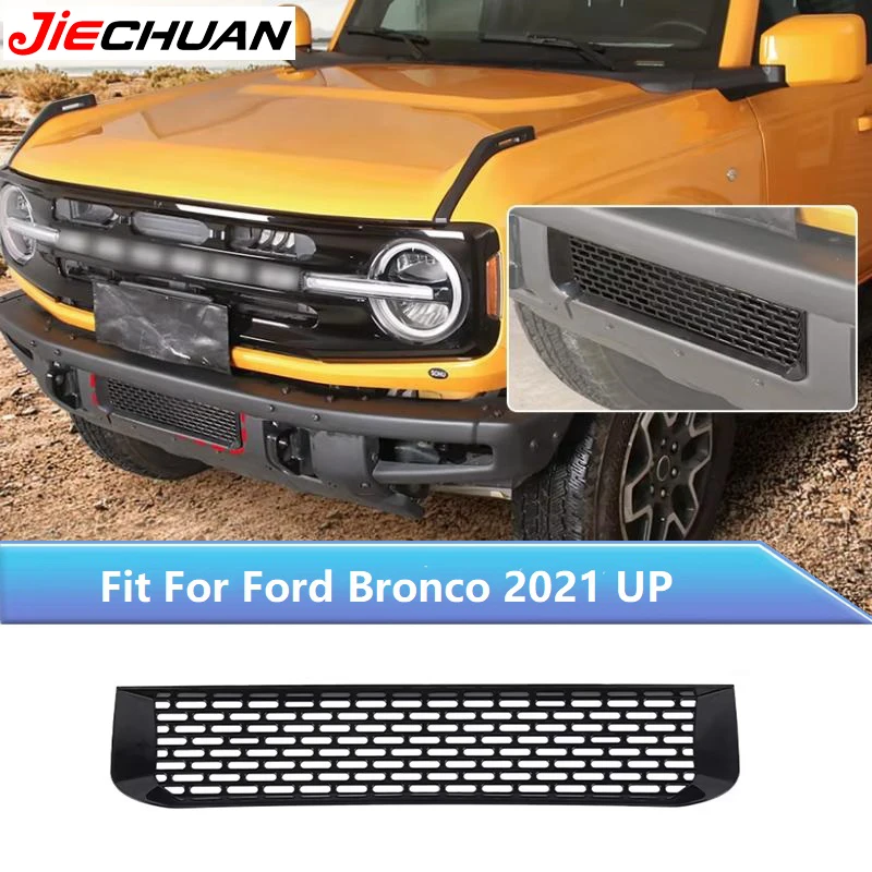 JIECHUAN Car Front Bumper Grilles Decoration Protective Cover Fit For Ford Bronco 2021 2022 2023 2024 2025+,Exterior Accessories
JIECHUAN Car Front Bumper Grilles Decoration Protective Cover Fit For Ford Bronco 2021 2022 2023 2024 2025+,Exterior Accessories
