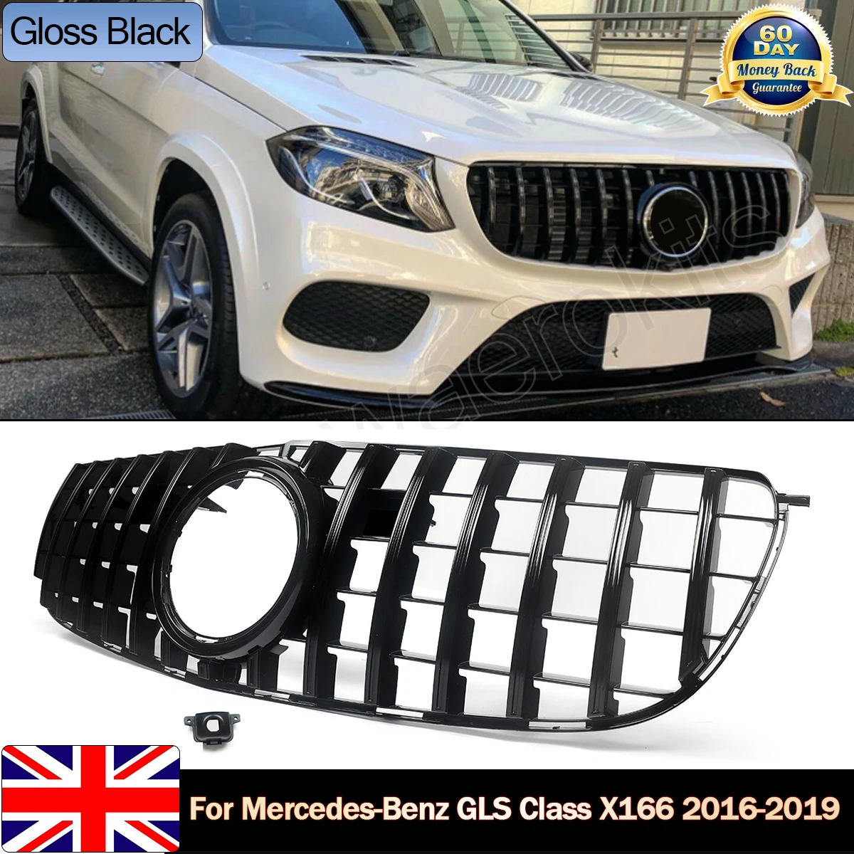 For Mercedes Benz GLS Class X166 GT Style Bumper Grille 350 GLS400 GLS500 2016 2017 2018 2019 Front Bumper Gloss Black Grille
For Mercedes Benz GLS Class X166 GT Style Bumper Grille 350 GLS400 GLS500 2016 2017 2018 2019 Front Bumper Gloss Black Grille