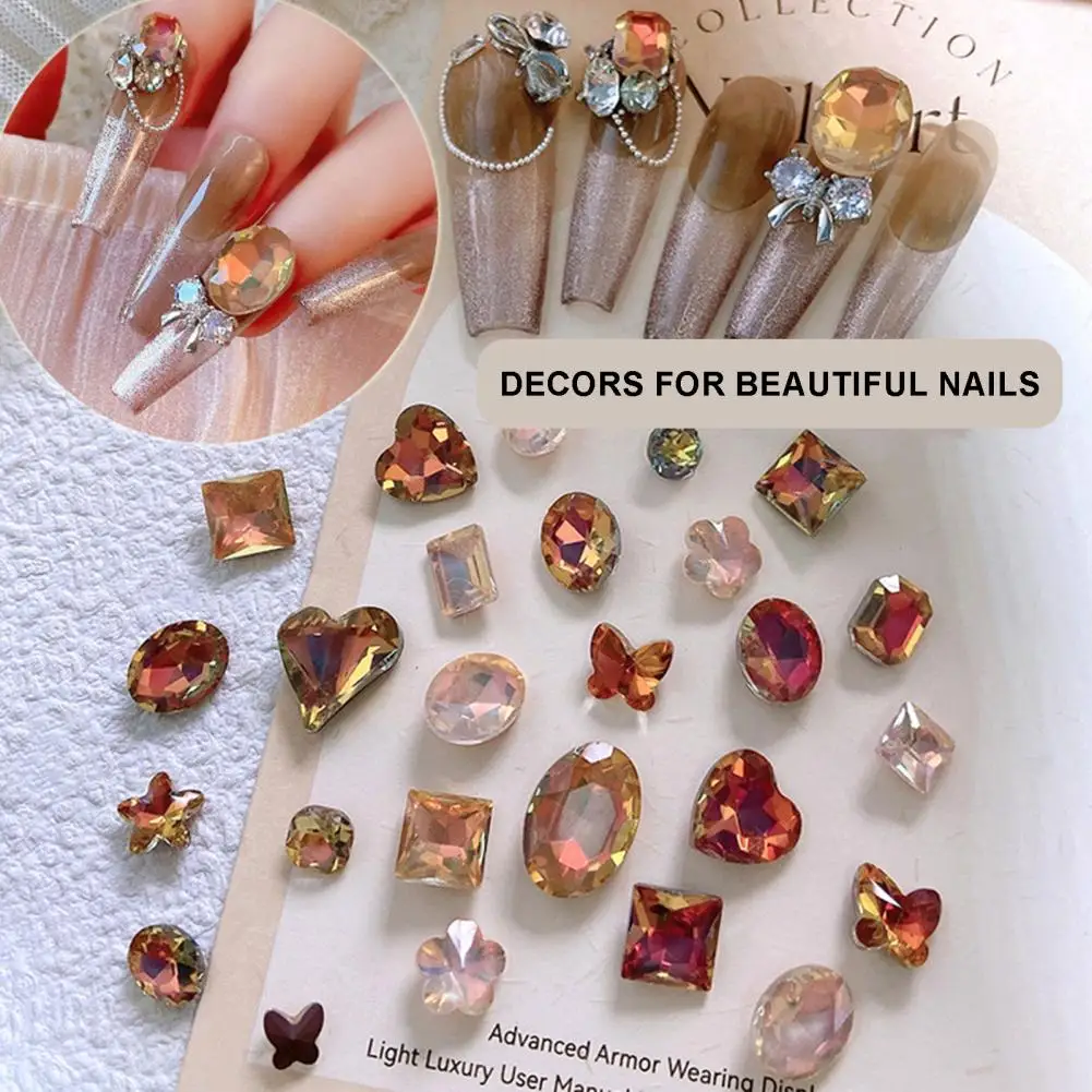 Butterfly Nail Pile Rhinestone Accessories Autumn Winter Coffee Nail Art Rhinestones Stunning Butterfly Design for Beautiful
Butterfly Nail Pile Rhinestone Accessories Autumn Winter Coffee Nail Art Rhinestones Stunning Butterfly Design for Beautiful