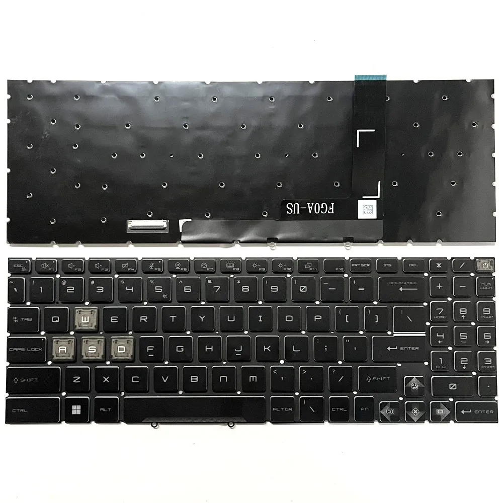 For MSI Cyborg 15 A12VF A12VE A12VEK A13VF(MS-15K1) US Per-key RGB Backlit keyboard
For MSI Cyborg 15 A12VF A12VE A12VEK A13VF(MS-15K1) US Per-key RGB Backlit keyboard
