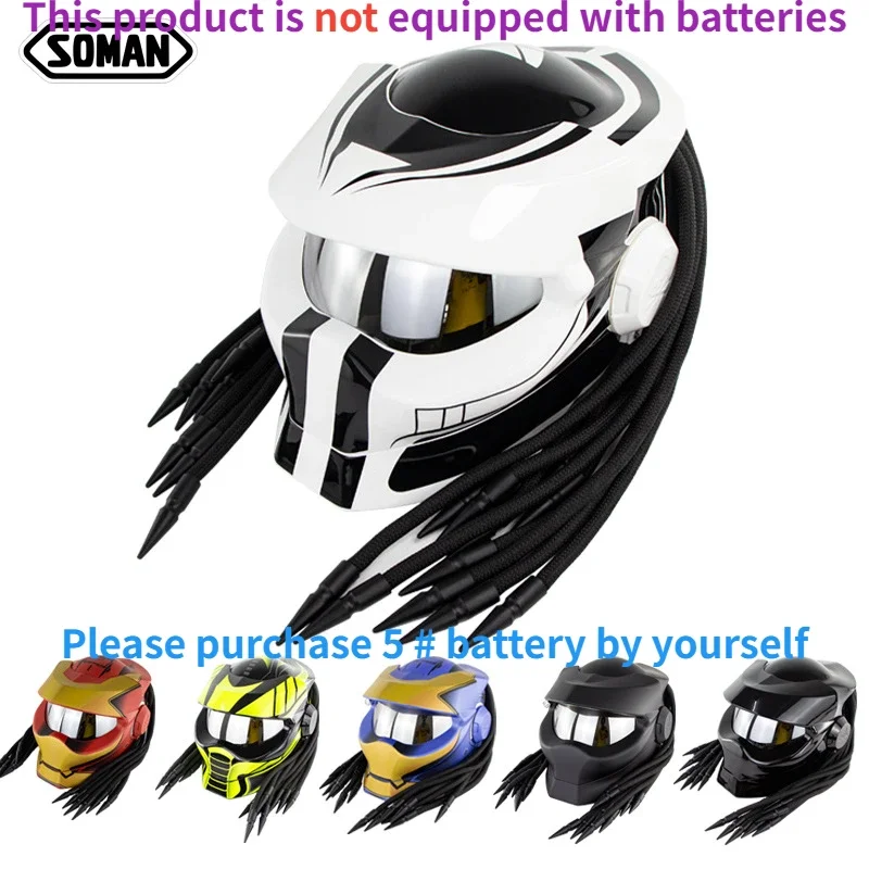 Specially Designed for Motorcycle Iron Blooded Warriors Retro Braided Helmet with Laser Light SM958 Helmet
Specially Designed for Motorcycle Iron Blooded Warriors Retro Braided Helmet with Laser Light SM958 Helmet