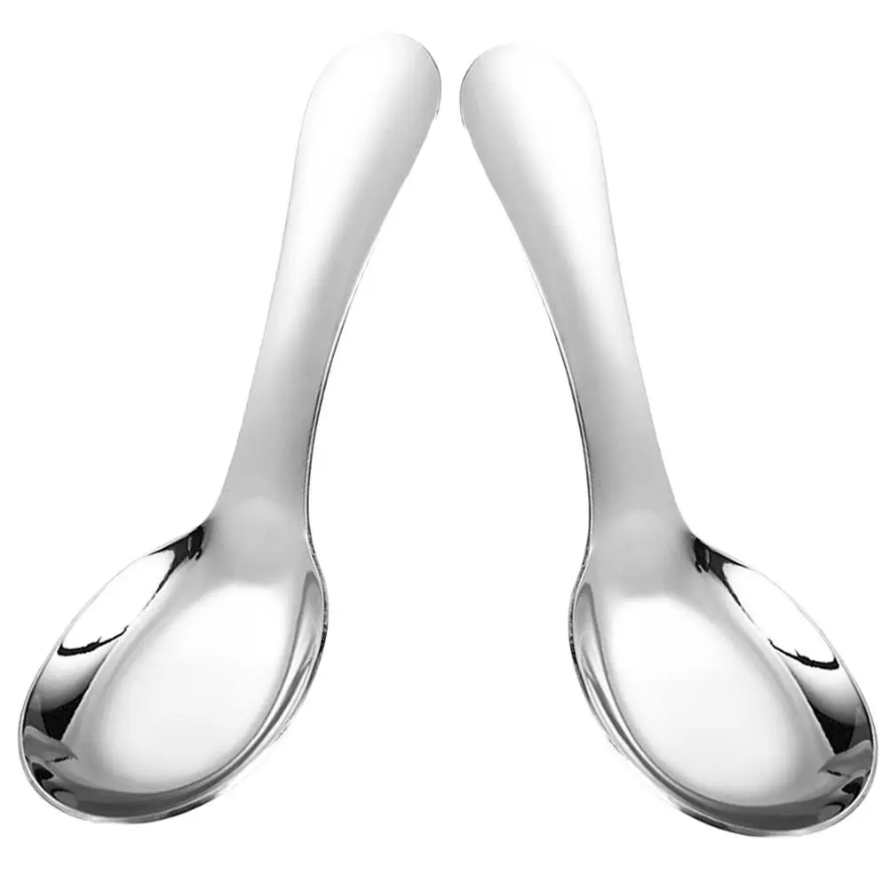 2 Pcs Serving Spoons Large Buffet Children's Kids Silverware Stainless Steel Preschool
2 Pcs Serving Spoons Large Buffet Children's Kids Silverware Stainless Steel Preschool