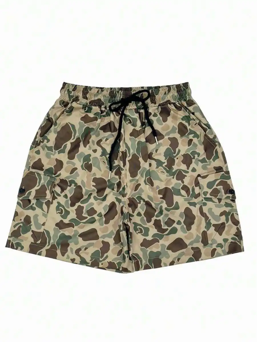 Mens Camouflage Cargo Shorts Elastic Waist Drawstring Multi Pocket Quick Dry Loose Casual Summer Outdoor Shorts
Mens Camouflage Cargo Shorts Elastic Waist Drawstring Multi Pocket Quick Dry Loose Casual Summer Outdoor Shorts