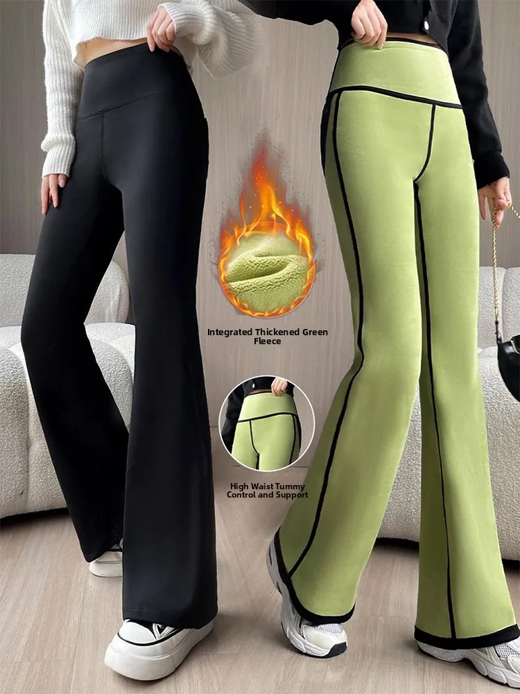 High Waist Thiened Velvet Bell Bot Yoga Pants een Velvet Warm Winter New Sle Inteated Belly a Hip Lifting
High Waist Thiened Velvet Bell Bot Yoga Pants een Velvet Warm Winter New Sle Inteated Belly a Hip Lifting