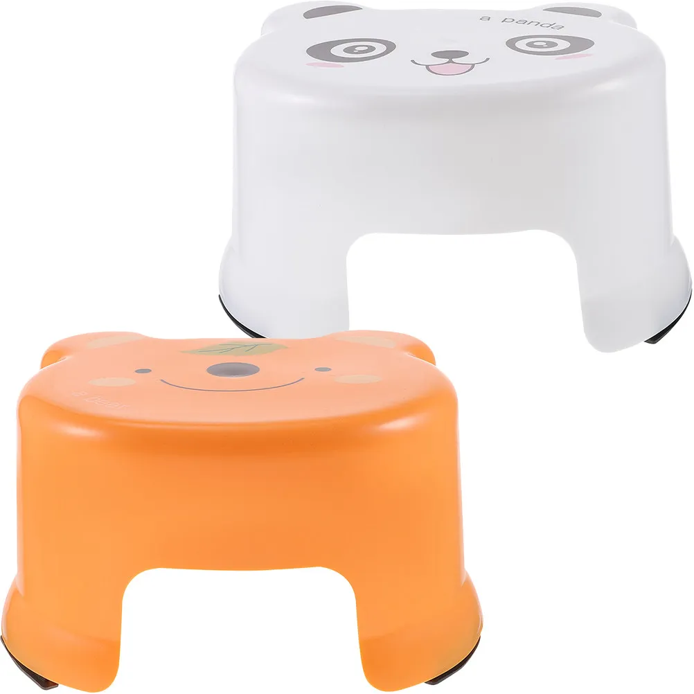 2Pcs Plastic Kids Stool Anti-Slip Cartoon Design Lightweight Step Stool for Bathroom Bedroom Living Room Kindergarten Shoe
2Pcs Plastic Kids Stool Anti-Slip Cartoon Design Lightweight Step Stool for Bathroom Bedroom Living Room Kindergarten Shoe