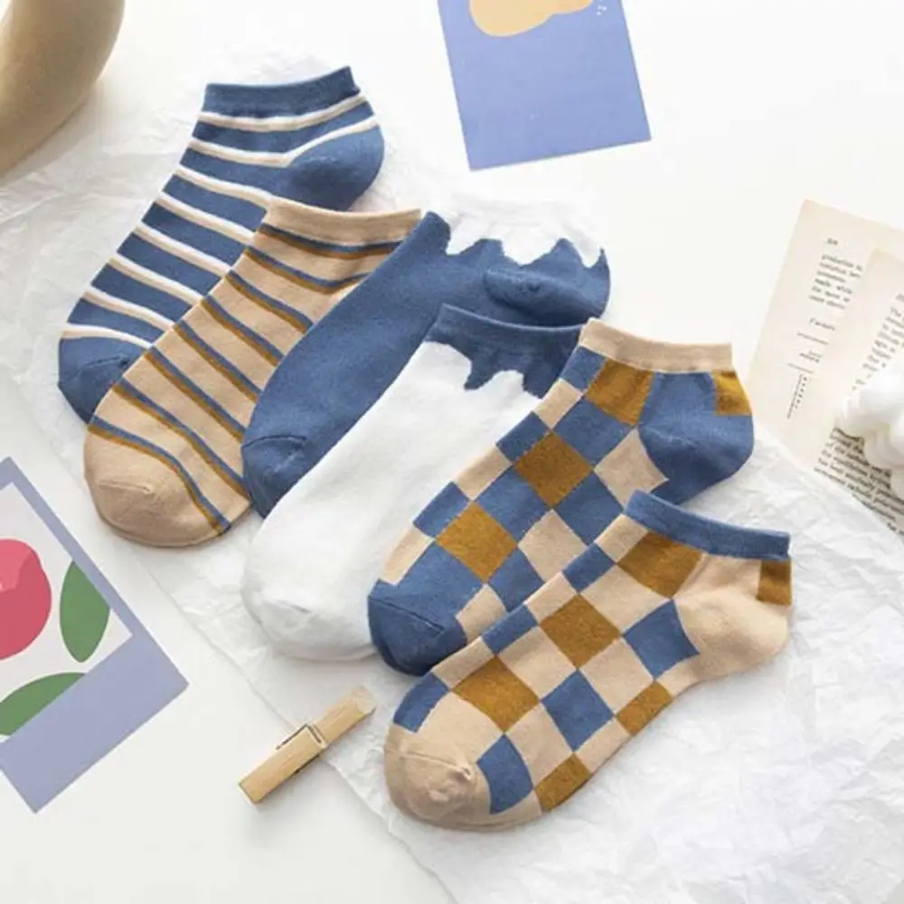 10Pairs Comfortable Grid Stripe Ankle Socks Colorful Thin Women Tube Socks Non-slip Hosiery Simple Mid-calf Socks Gifts
10Pairs Comfortable Grid Stripe Ankle Socks Colorful Thin Women Tube Socks Non-slip Hosiery Simple Mid-calf Socks Gifts