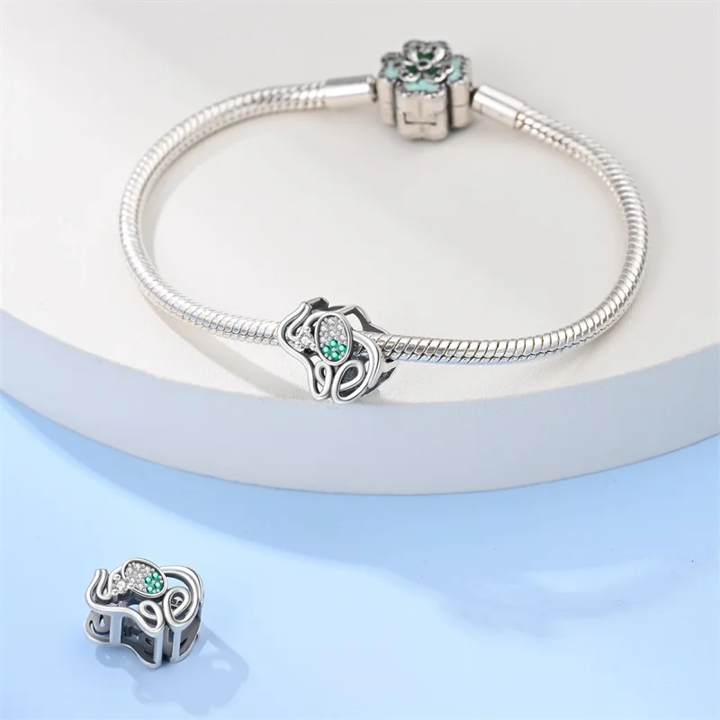 New Original 925 Sterling Silver Hollow Elephant Charms Beads For Women Exquisite DIY Engagement Anniversary Jewelry Gifts
New Original 925 Sterling Silver Hollow Elephant Charms Beads For Women Exquisite DIY Engagement Anniversary Jewelry Gifts