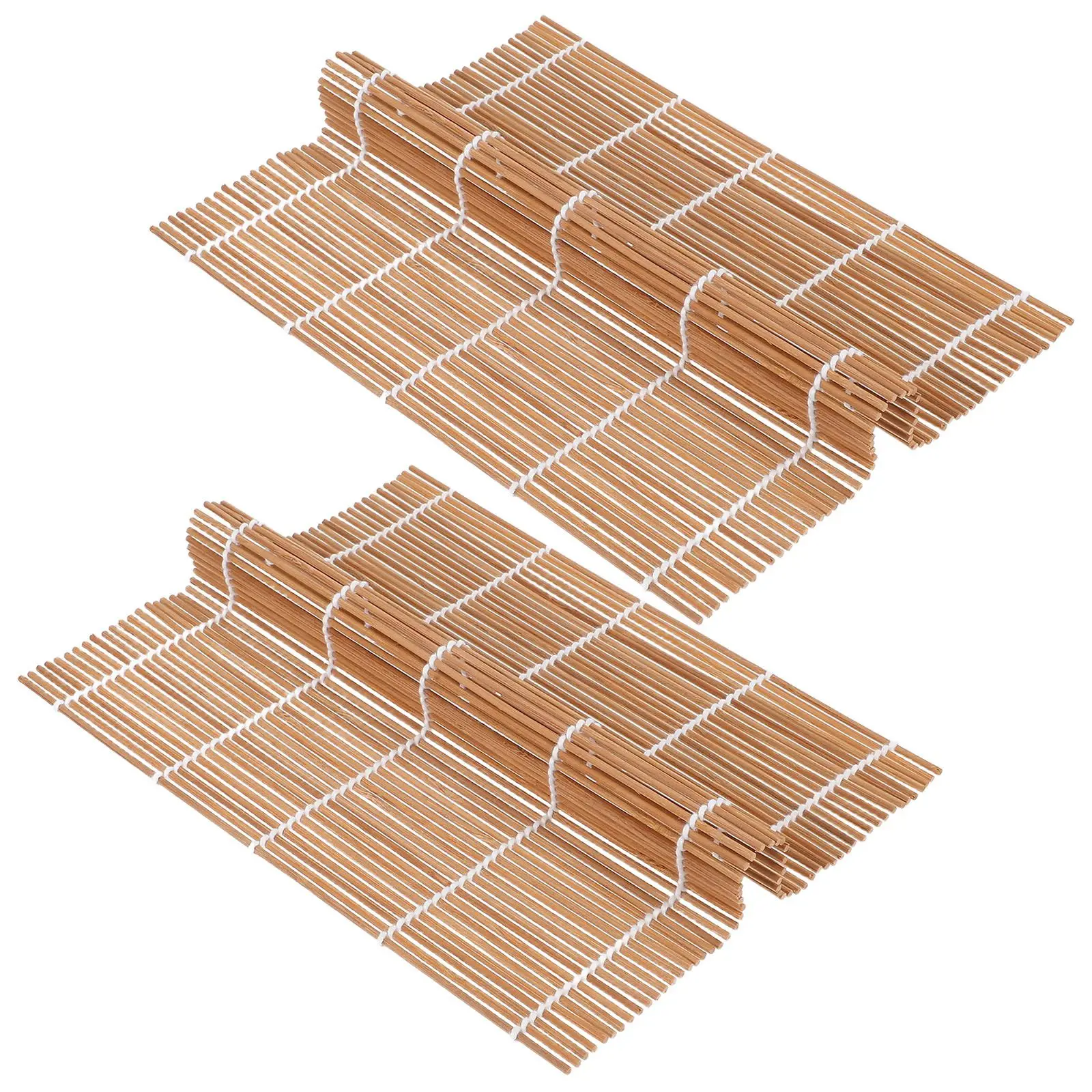 2 Pcs Sushi Bamboo Rolling Mat 24cm Carbonized Reliable Stable Design Ideal Gatherings Family Parties Kitchen
2 Pcs Sushi Bamboo Rolling Mat 24cm Carbonized Reliable Stable Design Ideal Gatherings Family Parties Kitchen
