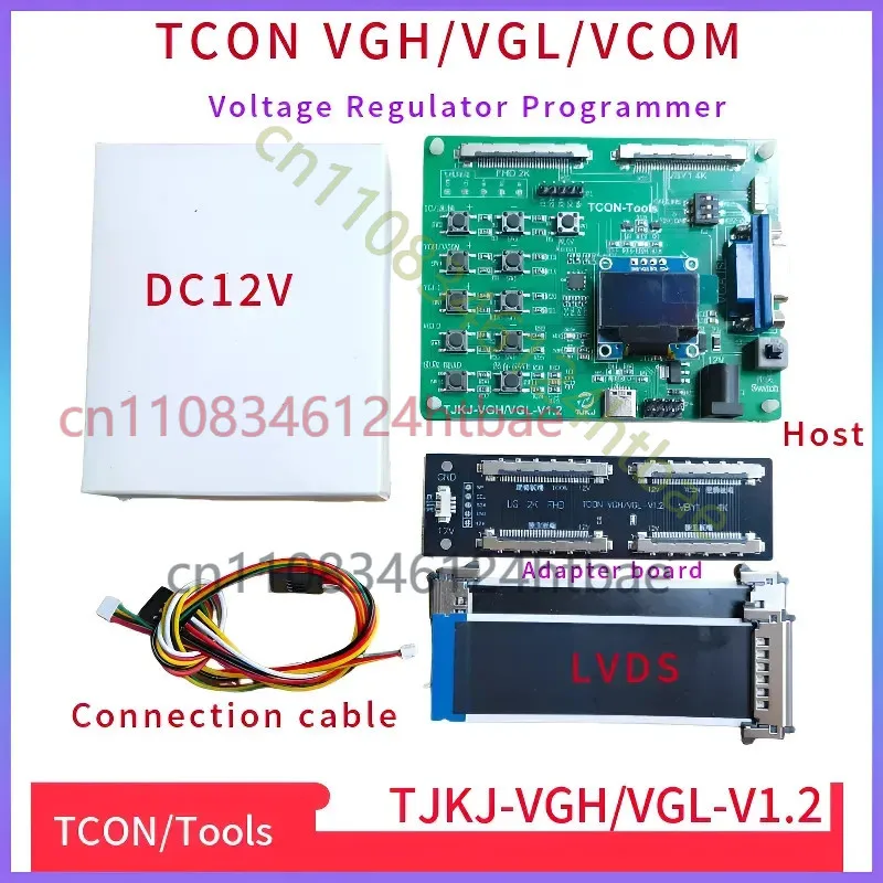 Smart Voltage Tuning Device for TCON Circuit VGH VGL VCOM Online Adjustment and Data Flashing
Smart Voltage Tuning Device for TCON Circuit VGH VGL VCOM Online Adjustment and Data Flashing