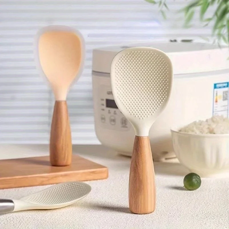 1Pcs Non-Stick Silicone Rice Spoon Cooking Spoon Anti-Scalding Pot Rice High Temperature Resistant Spoon Durable Kitchen Gadgets
1Pcs Non-Stick Silicone Rice Spoon Cooking Spoon Anti-Scalding Pot Rice High Temperature Resistant Spoon Durable Kitchen Gadgets