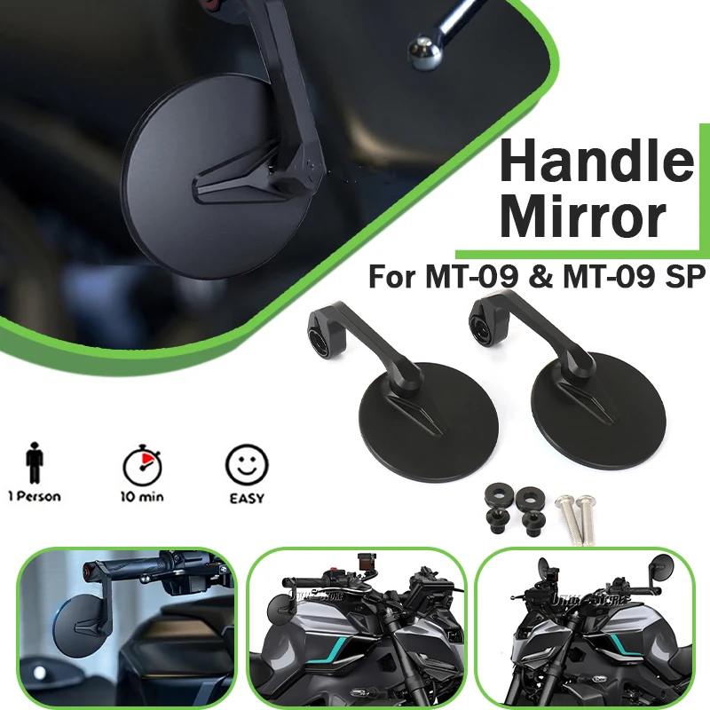 For YAMAHA MT 09 MT09 SP MT-09 SP 2024 2025 Handlebar End Mirror Side Adjustable Motorcycle Accessories Black With Blue Lenses
For YAMAHA MT 09 MT09 SP MT-09 SP 2024 2025 Handlebar End Mirror Side Adjustable Motorcycle Accessories Black With Blue Lenses