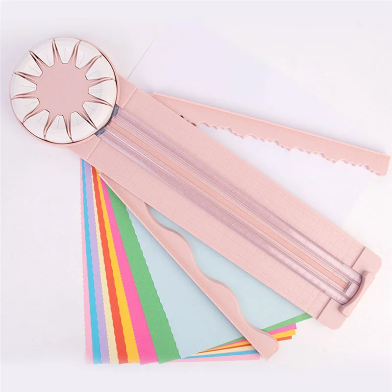 AEA9-2PCS 12In1 Paper Cutter 360 Degree Rotary Hand-Cutting Paper Trimmer Multi-Functional Handheld Craft Paper Cutting Tool
AEA9-2PCS 12In1 Paper Cutter 360 Degree Rotary Hand-Cutting Paper Trimmer Multi-Functional Handheld Craft Paper Cutting Tool