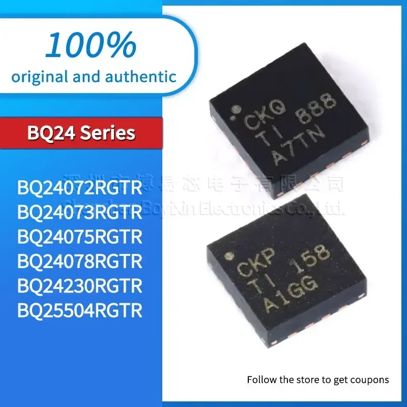 BQ25504RGTR BQ24230RGTR BQ24078RGTR BQ24075RGTR BQ24073RGTR BQ24072RGTR Evaluation Board
BQ25504RGTR BQ24230RGTR BQ24078RGTR BQ24075RGTR BQ24073RGTR BQ24072RGTR Evaluation Board