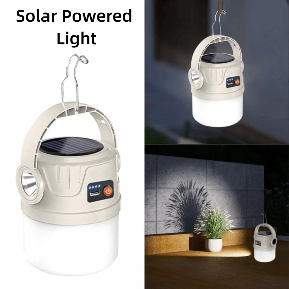LED Light Solar Powered Light USB Rechargeable IP55 Waterproof Rechargeable Light Handheld Design Ultra Bright Hanging Lantern
LED Light Solar Powered Light USB Rechargeable IP55 Waterproof Rechargeable Light Handheld Design Ultra Bright Hanging Lantern
