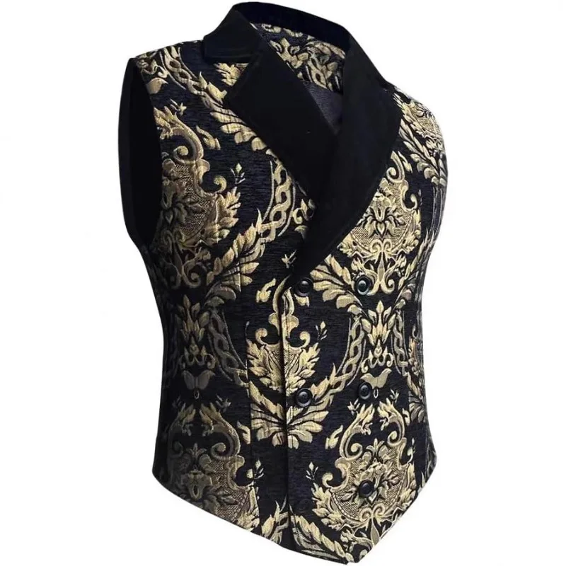 Мужской жилет в готическом стиле стимпанк викторианский двубортный жилет для повседневного отдыха и вечеринки в честь Хэллоуина
Мужской жилет в готическом стиле стимпанк викторианский двубортный жилет для повседневного отдыха и вечеринки в честь Хэллоуина