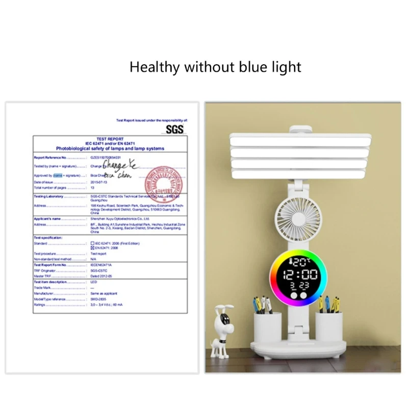 LED Desk Lamp Light Adjustable 3200mah 2000mah Rechargeable Battery/USB Led Display Reading Lamp with Fan 601B
LED Desk Lamp Light Adjustable 3200mah 2000mah Rechargeable Battery/USB Led Display Reading Lamp with Fan 601B