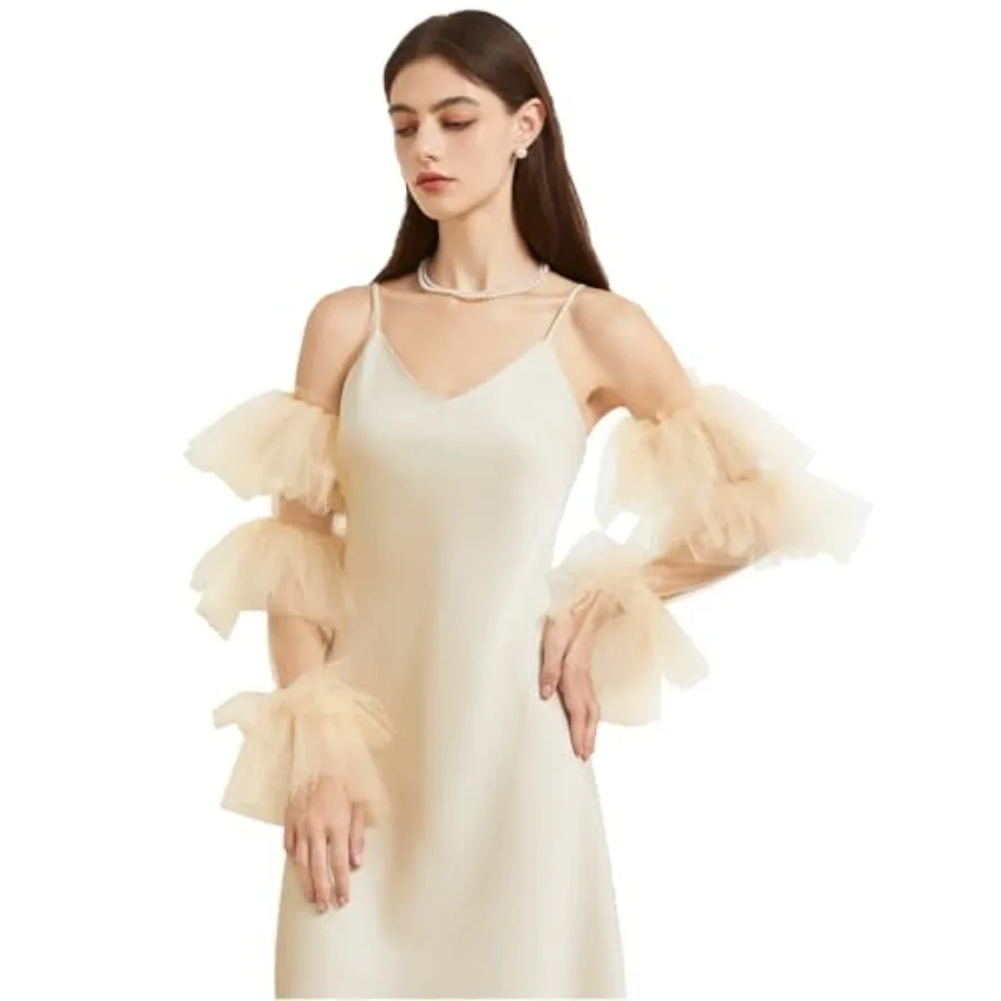 Huralona Women Long Puff Gloves Opera Velvet/Satin/Tulle Gloves Elbow Oversized Satin Ruffled Banquet Wedding Dance Party
Huralona Women Long Puff Gloves Opera Velvet/Satin/Tulle Gloves Elbow Oversized Satin Ruffled Banquet Wedding Dance Party
