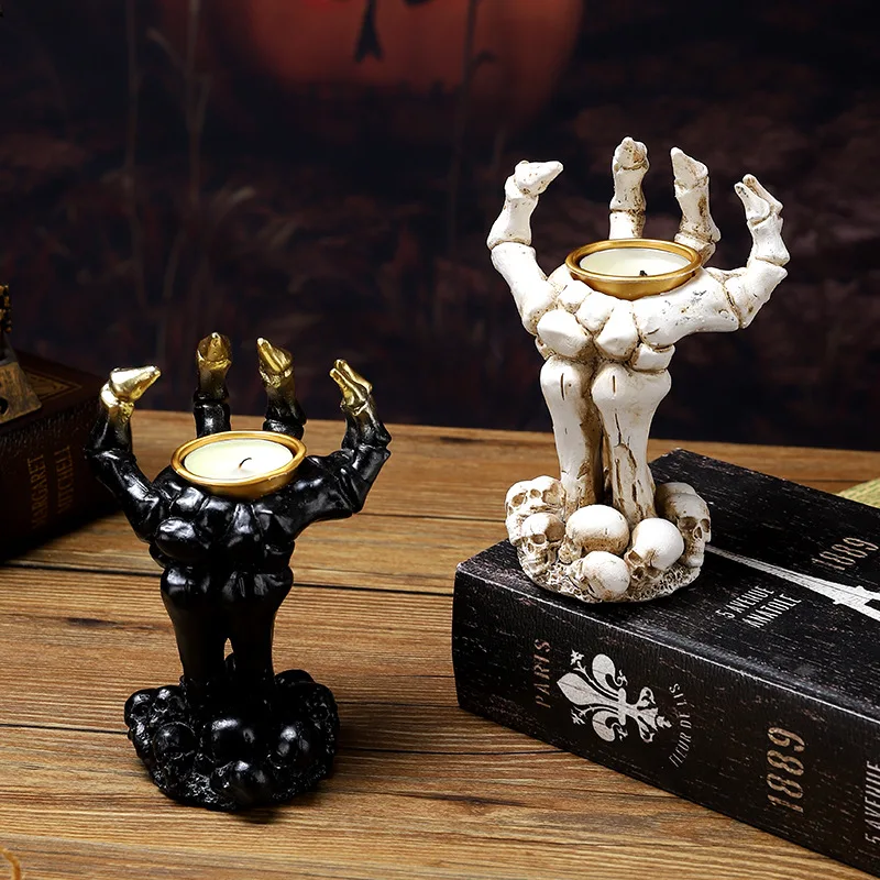 Halloween Skull Palm Candlestick Horror Themed Chamber Escape Table Decoration Props Crafted from Resin for Lasting Elegance
Halloween Skull Palm Candlestick Horror Themed Chamber Escape Table Decoration Props Crafted from Resin for Lasting Elegance