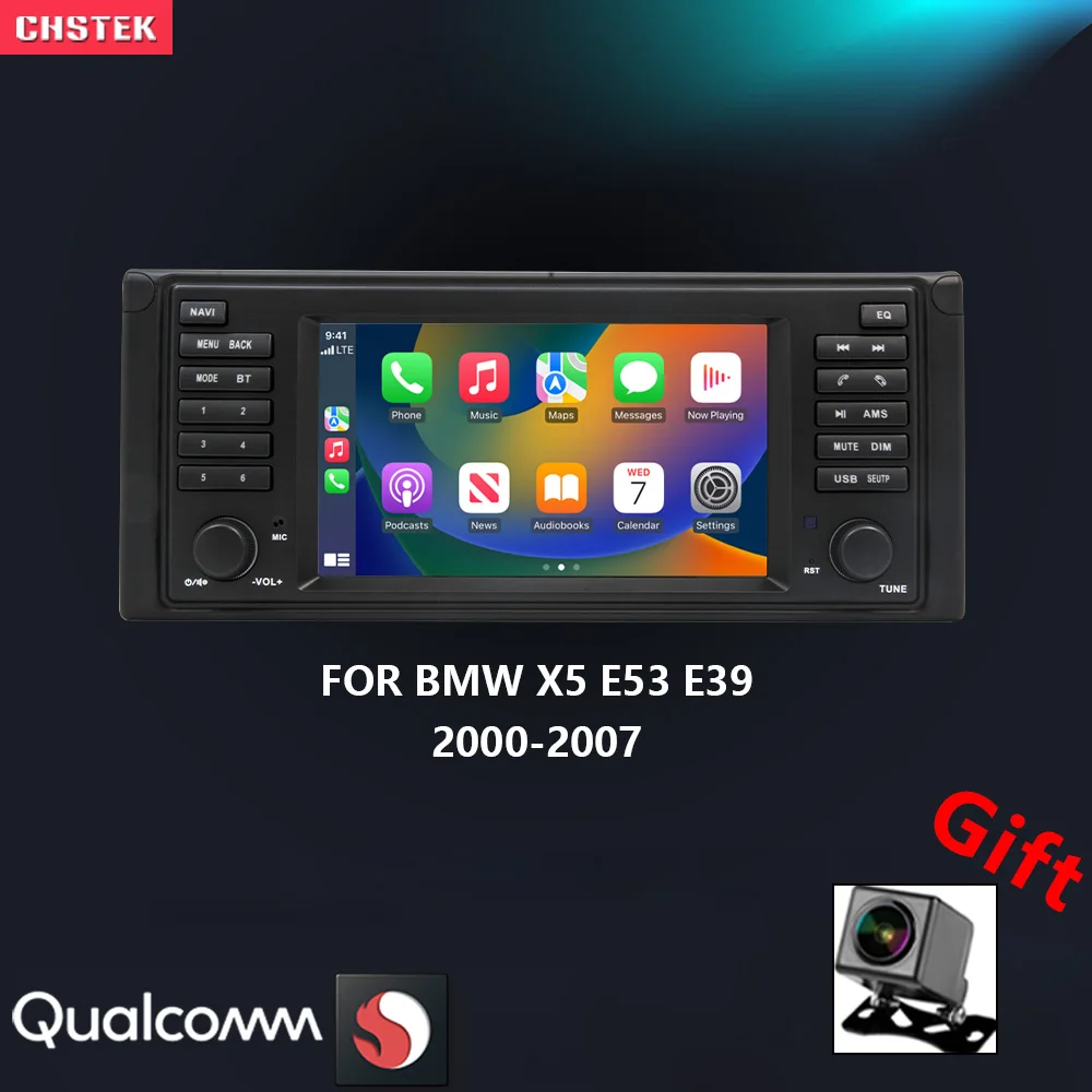 CHSTEK Car Radio Android 13 Carplay For BMW 5 E53 X5 E39 M5 1995-2007 Multimedia 12+256G Bluetooth Navigation WIFI 4G Auto Audio
CHSTEK Car Radio Android 13 Carplay For BMW 5 E53 X5 E39 M5 1995-2007 Multimedia 12+256G Bluetooth Navigation WIFI 4G Auto Audio