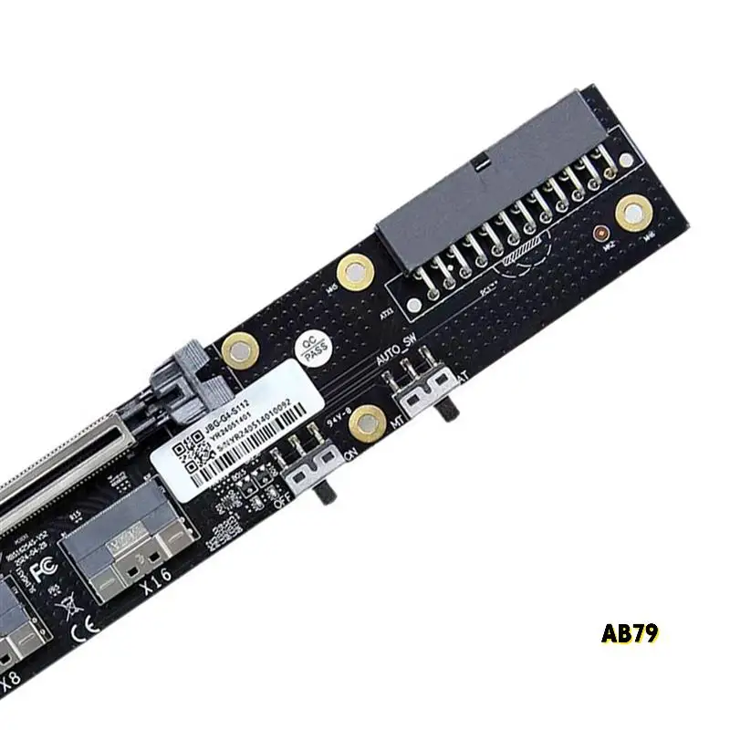 2Port Slimsas External Card Pcie4.0 X16 Laptop To External Video Graphics Card Pcie4.0 X16 To Slimsas 8654 PC Adapter
2Port Slimsas External Card Pcie4.0 X16 Laptop To External Video Graphics Card Pcie4.0 X16 To Slimsas 8654 PC Adapter