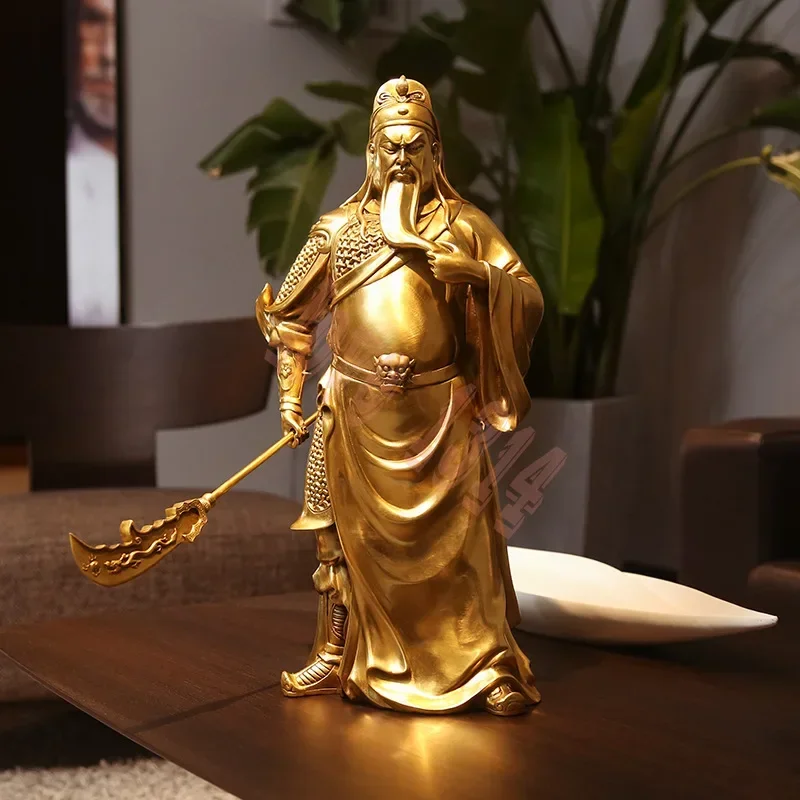 Bronze Jewelry Brass Guan Gong Ornament, God of Wealth Guan Gong Statue, God of Wealth Buddha Ornament, Handicrafts
Bronze Jewelry Brass Guan Gong Ornament, God of Wealth Guan Gong Statue, God of Wealth Buddha Ornament, Handicrafts