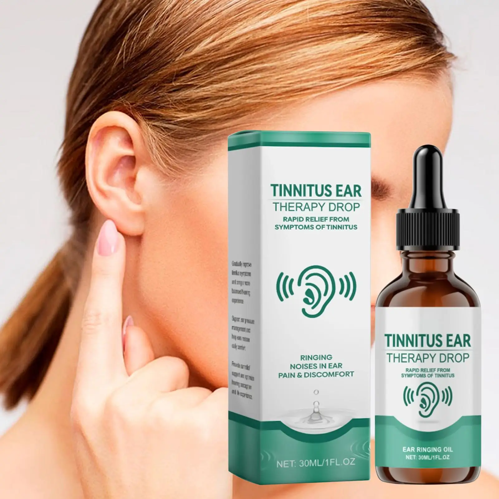 30ML Ear Care Liquid Drops Improve Tinnitus Reduce earwax gentle Moisturizing care Deafness Earache Ear Ringing Treatments Oils
30ML Ear Care Liquid Drops Improve Tinnitus Reduce earwax gentle Moisturizing care Deafness Earache Ear Ringing Treatments Oils