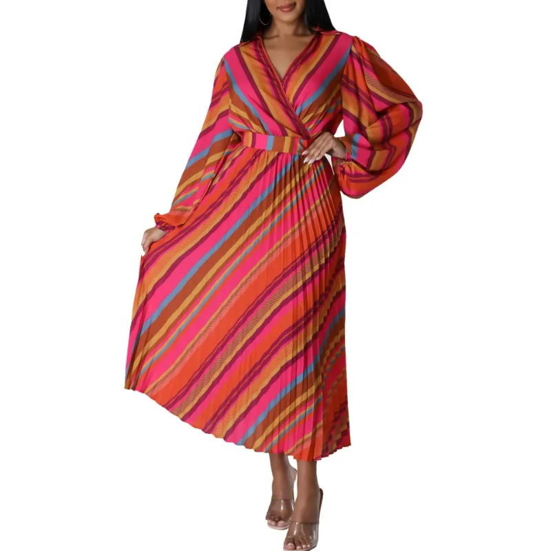 Red Yellow Polyester African Dresses for Women Summer Fashion 2024 African V-neck Long Sleeve Long Maxi Dress Africa Clothing
Red Yellow Polyester African Dresses for Women Summer Fashion 2024 African V-neck Long Sleeve Long Maxi Dress Africa Clothing