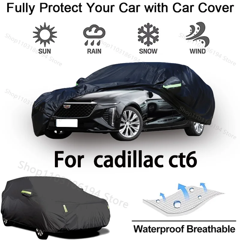 Full Car Cover For Cadillac CT6 Outdoor Protective Gear-Snowproof Sunshield Waterproof and Dustproof Automobile Accessories
Full Car Cover For Cadillac CT6 Outdoor Protective Gear-Snowproof Sunshield Waterproof and Dustproof Automobile Accessories