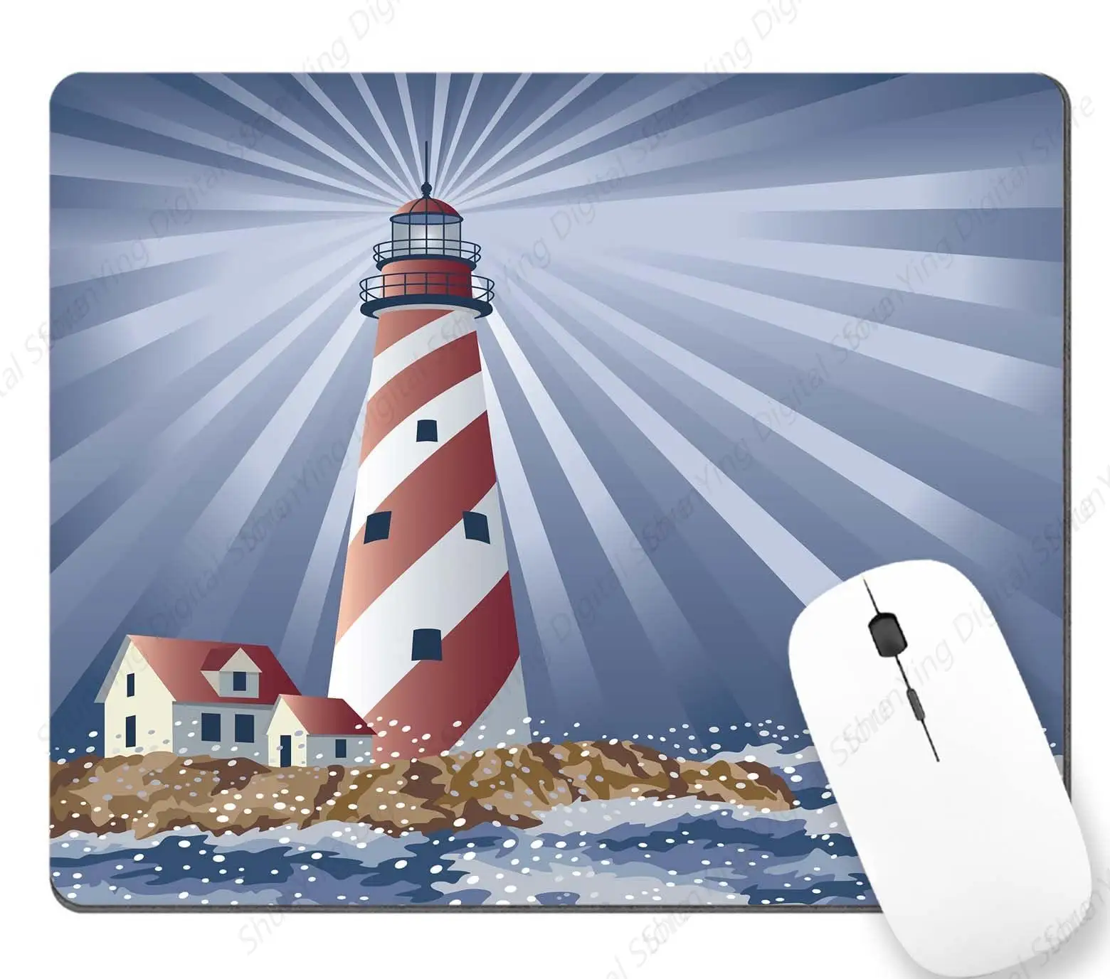 Lighthouse Lighting Printed Mouse Pad Anti slip Rubber Computer Gaming Mouse Pad Laptop Office 25*30cm
Lighthouse Lighting Printed Mouse Pad Anti slip Rubber Computer Gaming Mouse Pad Laptop Office 25*30cm