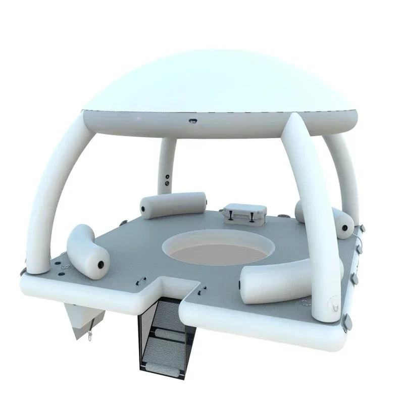 Design Summer Water Inflatable Floating Island Dock Inflatable Floating Leisure Platform With Tent
Design Summer Water Inflatable Floating Island Dock Inflatable Floating Leisure Platform With Tent
