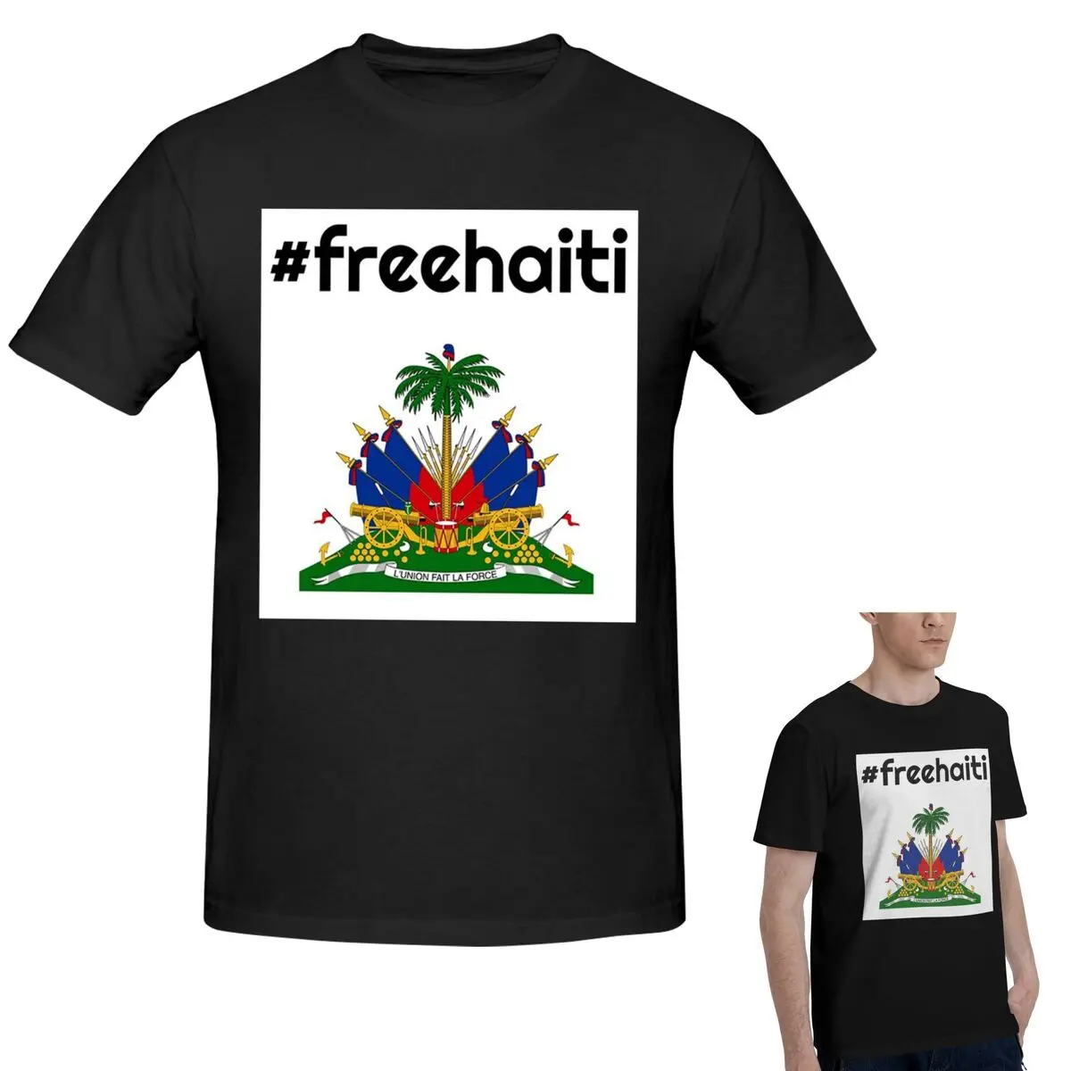 100% Cotton Free Haitian T-Shirt Men's Funny Oversized T Shirt Men O-Neck Summer Shirts Tops S-6XL
100% Cotton Free Haitian T-Shirt Men's Funny Oversized T Shirt Men O-Neck Summer Shirts Tops S-6XL