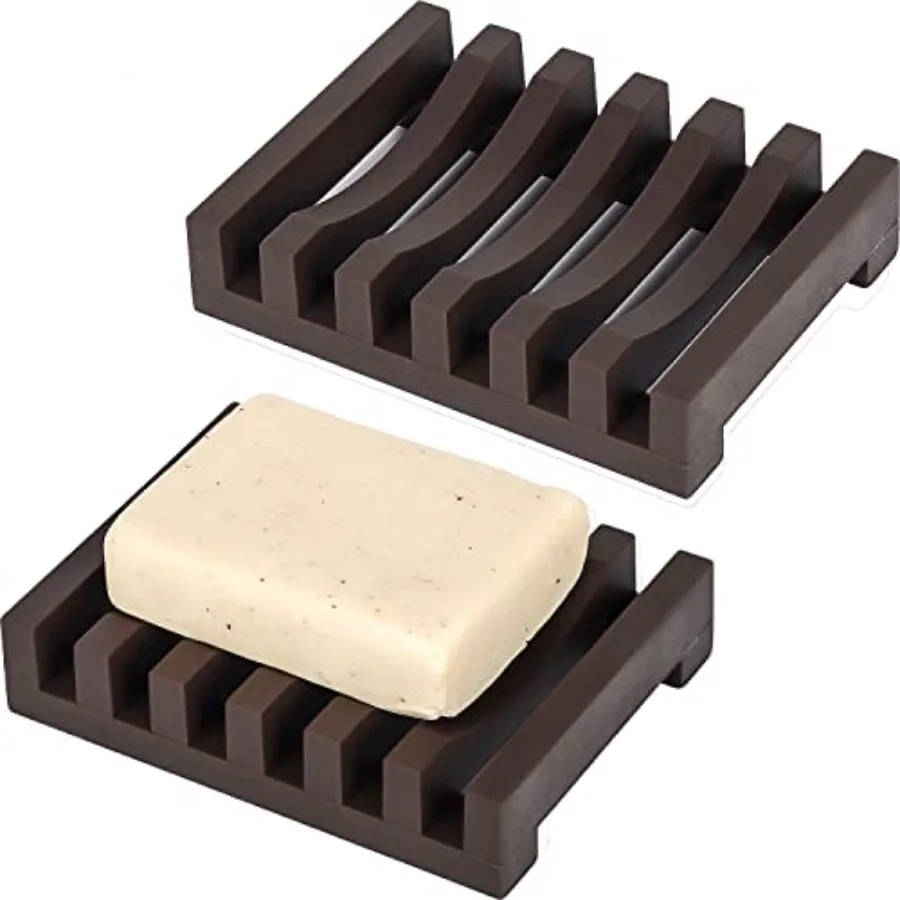 2Pcs Soap Dish Holder, Non-Slip Bathroom Accessories Silicone Soap Case Saver, Sink Deck Bathtub Shower Dish Soap Drainer, Sili
2Pcs Soap Dish Holder, Non-Slip Bathroom Accessories Silicone Soap Case Saver, Sink Deck Bathtub Shower Dish Soap Drainer, Sili