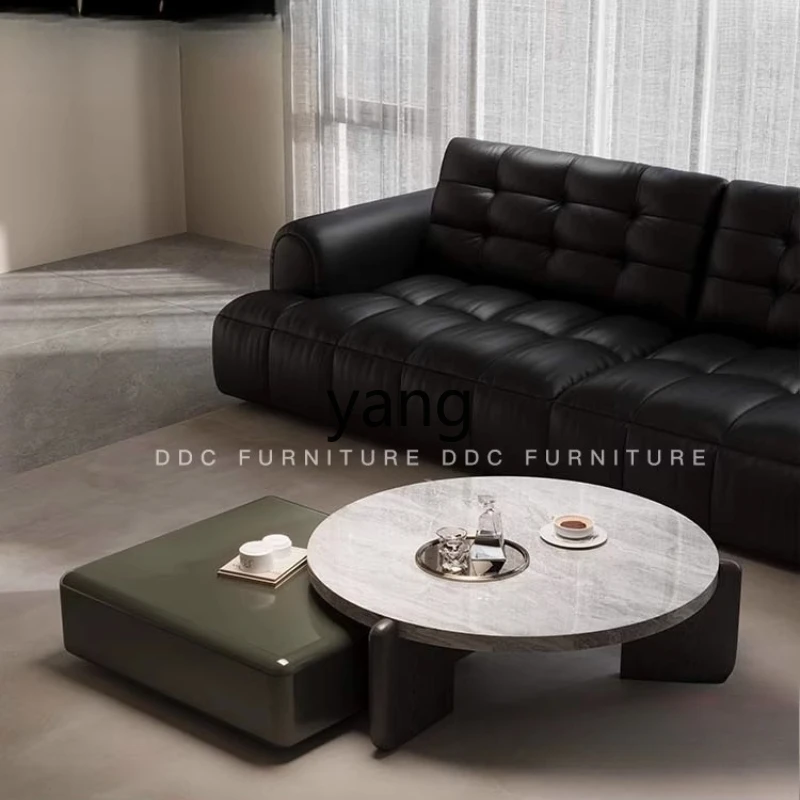 TGF Italian minimalist marble coffee table living room household small apartment square high-end coffee table
TGF Italian minimalist marble coffee table living room household small apartment square high-end coffee table