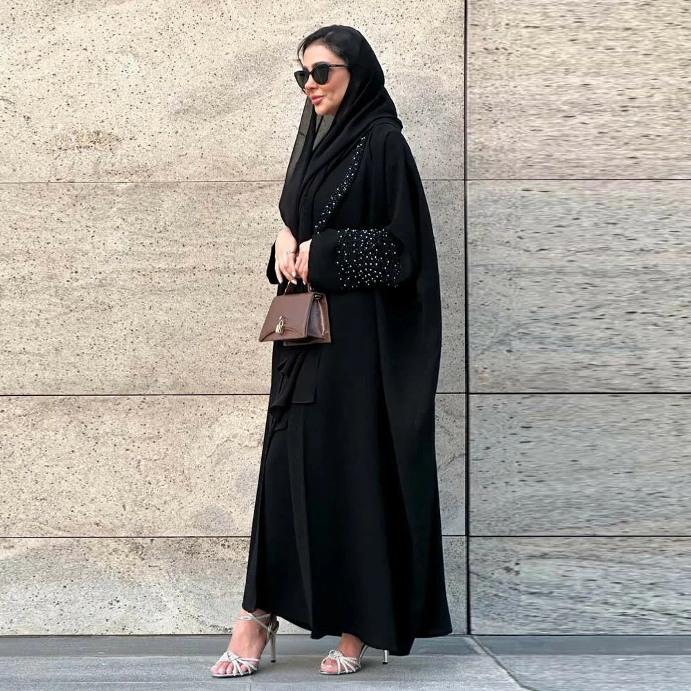 Dubai Diamonds Open Kimono Abayas Muslim Women Dress Kaftan Islam Clothing Robe Musulmane Femme Jalabiya Arab Turkey Caftan Gown
Dubai Diamonds Open Kimono Abayas Muslim Women Dress Kaftan Islam Clothing Robe Musulmane Femme Jalabiya Arab Turkey Caftan Gown