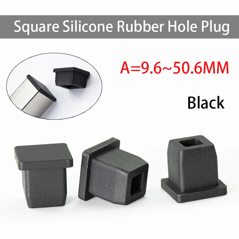 1-10PCS Black 9.6-50.6mm Square Silicone Rubber Cap Hole Plug Rubber T-Plug Tube Box Part Insert Sealing Plug Furniture Feet Pad
1-10PCS Black 9.6-50.6mm Square Silicone Rubber Cap Hole Plug Rubber T-Plug Tube Box Part Insert Sealing Plug Furniture Feet Pad