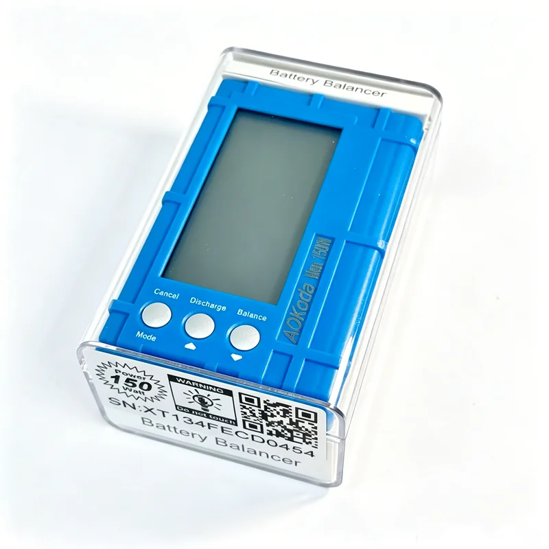 2-6S LiPo/LiFe Battery Balancer & Discharger, AOKoda 150W, Cell Voltage Tester
2-6S LiPo/LiFe Battery Balancer & Discharger, AOKoda 150W, Cell Voltage Tester