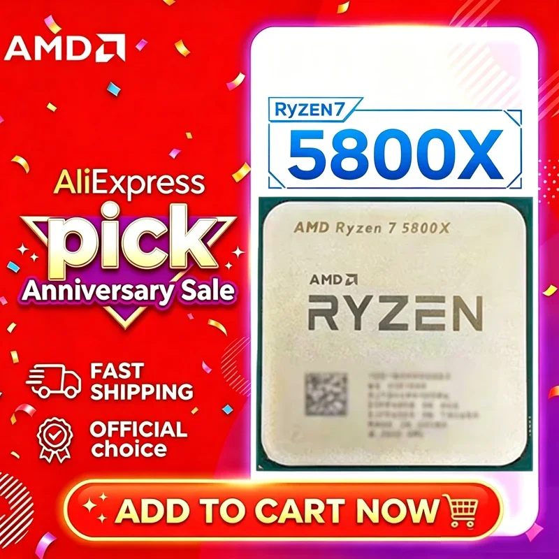 AMD Ryzen 7 5800X 8 Core 16 Thread 4.7GHz Max Boost Zen3 AM4 CPU For Gaming Render Loose No Package
AMD Ryzen 7 5800X 8 Core 16 Thread 4.7GHz Max Boost Zen3 AM4 CPU For Gaming Render Loose No Package